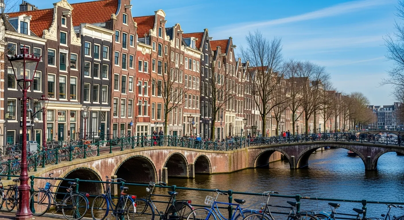 Amsterdam manzarası