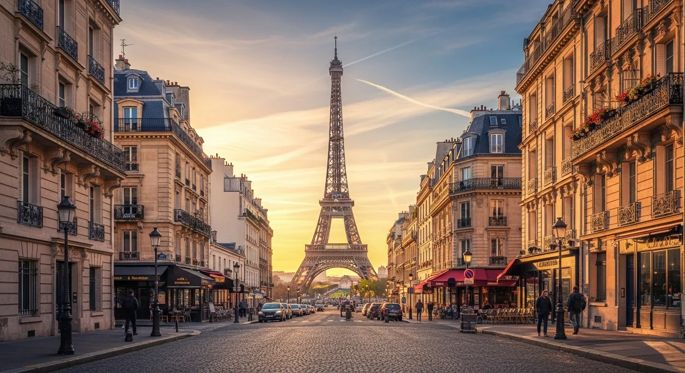 Paris manzarası